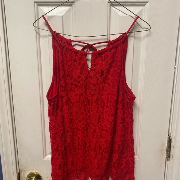 NIBI No Noundry Lace Cami Tank stop Red
Suze L(11-13) - Picture 6 of 6